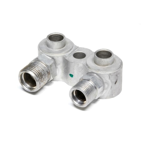 Vintage Air Vintage Air VIN045024 GM Vertical Compressor Rear Adapter Block Flat VIN045024